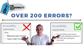 How we check for 508 compliance using the accessibility checker in Microsoft Word