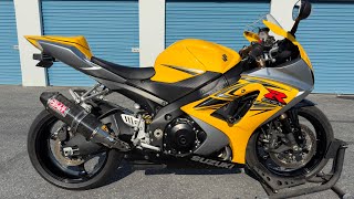 2007 GSXR 1000 K7 Cold Start & Electric Check