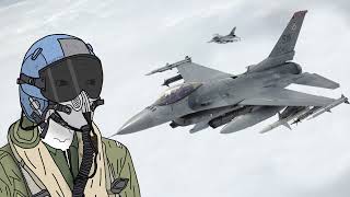 Danger Zone but you're an F-16 pilot engaging MiGs above Iraq