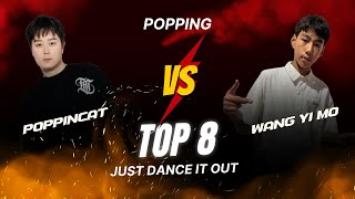 POPPIN CAT 🇨🇳 VS WANG YI MO 🇨🇳 / POPPING TOP 8 / JDIO 2024