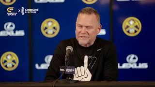 JOKIĆ VERSUS WEMBANYAMA | Michael Malone pregame interview | Nuggets vs Spurs | January 3, 2025