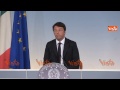 renzi ci sono segnali di ripresa economica