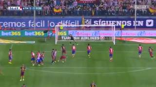 Atletico Madrid 1 - 2  Barcelona  (12 September 2015)