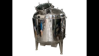 introduction to 100 gallons double jacketed boiler