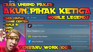 Cara unbind paksa Akun Pihak Ke 3 Mobile legends (Cara putuskan / hapus hubungan pihak ketiga di ml)