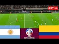 [LIVE] Argentina vs Colombia. 2024 Copa América Final Full Match - video game simulation Pes 21