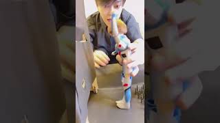 Man who plays with dolls！@hayataku5348 #toys #funny #shorts