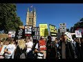 Activists demonstrate in London for climate action - watch live