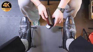 세심하고 부드러운 구두닦이 ASMR! Gentle Shoe Shine ASMR: Careful Attention to Detail