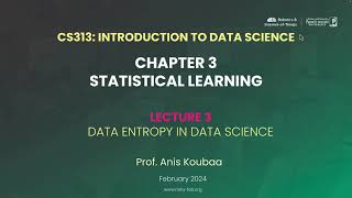 [CS313] Data Entropy in Data Science