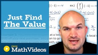 Evaluate Operations of Functions