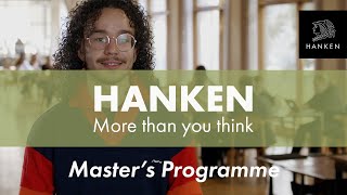 Hanken more than you think - Humanitarian Logistics