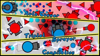 Diep.io - Auto Gunner, Triplet and Sprayer Compilation (FFA, Maze)