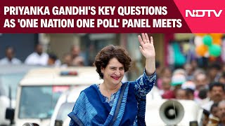 Priyanka Gandhi News | Priyanka Gandhi's Key Questions As 'One Nation One Election' Panel Meets