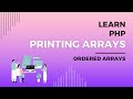 How Printing Arrays Works in PHP, implode function, print_r function in PHP, View Array Values, PHP
