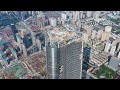 4k武汉航拍绿地中心中央商务区cbd 4k aerial photo of wuhan green center central business district cbd