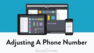 Adjusting A Phone Number in Guest Center