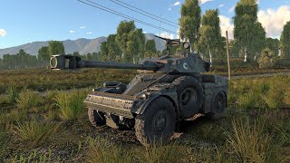 War Thunder: AML-90 French Light Tank Gameplay [1440p 60FPS]