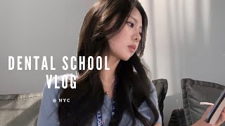 뉴욕 치대생 일상 | A Week in the Life of a Dental Student in NYC | Torrisi, Midterm, Lab Work