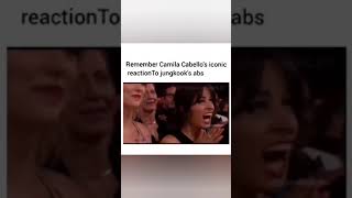 Camila cabello's iconic reaction to Jungkook's abs😱👀🤭