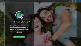 Age Calculator Using React.js/ Age calculator full tutorial part 1/#coding #webdevelopment