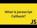 JavaScript callback function for beginners | BitBuddy