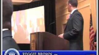Impressionist Reggie Brown the premiere President Barack Ob