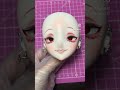 【bjd】doll eye making 手描きドールアイのメイキング動画【ドール】 bjd doll ドール bjdmakeup anime ddh