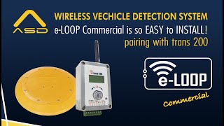 How to pair an AES eLOOP Commercial with eTRANS 200