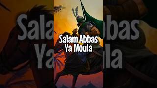 Salam Abbas Ya Moula 🙌 | shia status | shia whatsapp status | #yaabbas #shorts
