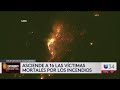 asciende a 16 las víctimas mortales que dejan los incendios forestales en california