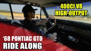 Bodycam RIDE ALONG in a 1968 Numbers-Matching GTO (400ci V8 Sound)