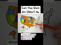 can you own an otter in your state in the united states usa unitedstates map otter geography