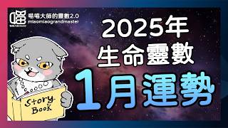 2025年1月運勢-情緒震波，接招！靈數運勢  喵喵大師 生命靈數