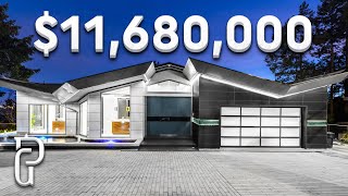 Inside a $11,680,000 Modern Waterfront House in West Vancouver | Propertygrams Mansion Tour