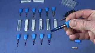 New DrillPro Small Hole Solid Carbide Boring Bars + Blue Nano.