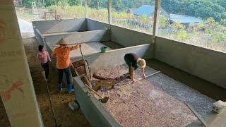 Huge Amount of Concrete Required to Complete Pig Barn Floor