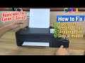 How to Fix EPSON L120 L121 L220 L360 Paper Jam Error and Stop at the Middle | INKfinite