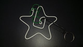 Star metal wire puzzle solution #58