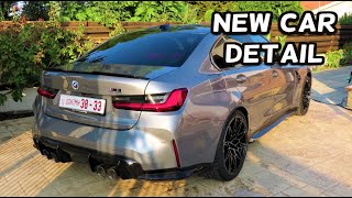 BMW M3 COMPETITION G80 - Detailing A Brand New Car