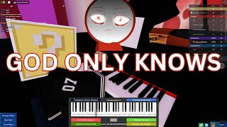 God only knows · A-One ROBLOX PIANO [SHEETS]