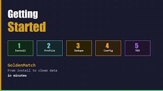 Getting Started with GoldenMatch | Python Data Deduplication Tutorial