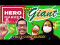 PASARAYA GIANT vs HERO MARKET: Kuala Lumpur grocery shopping | Which is cheaper?