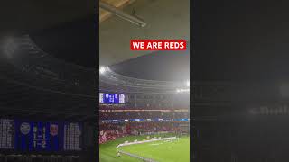 We Are Reds！！チアゴ・サンタナのゴール後に浦和レッズサポーターが国立競技場を盛り上げる！ #浦和レッズ #サッカー #FC町田ゼルビア #Jリーグ #サッカー #football