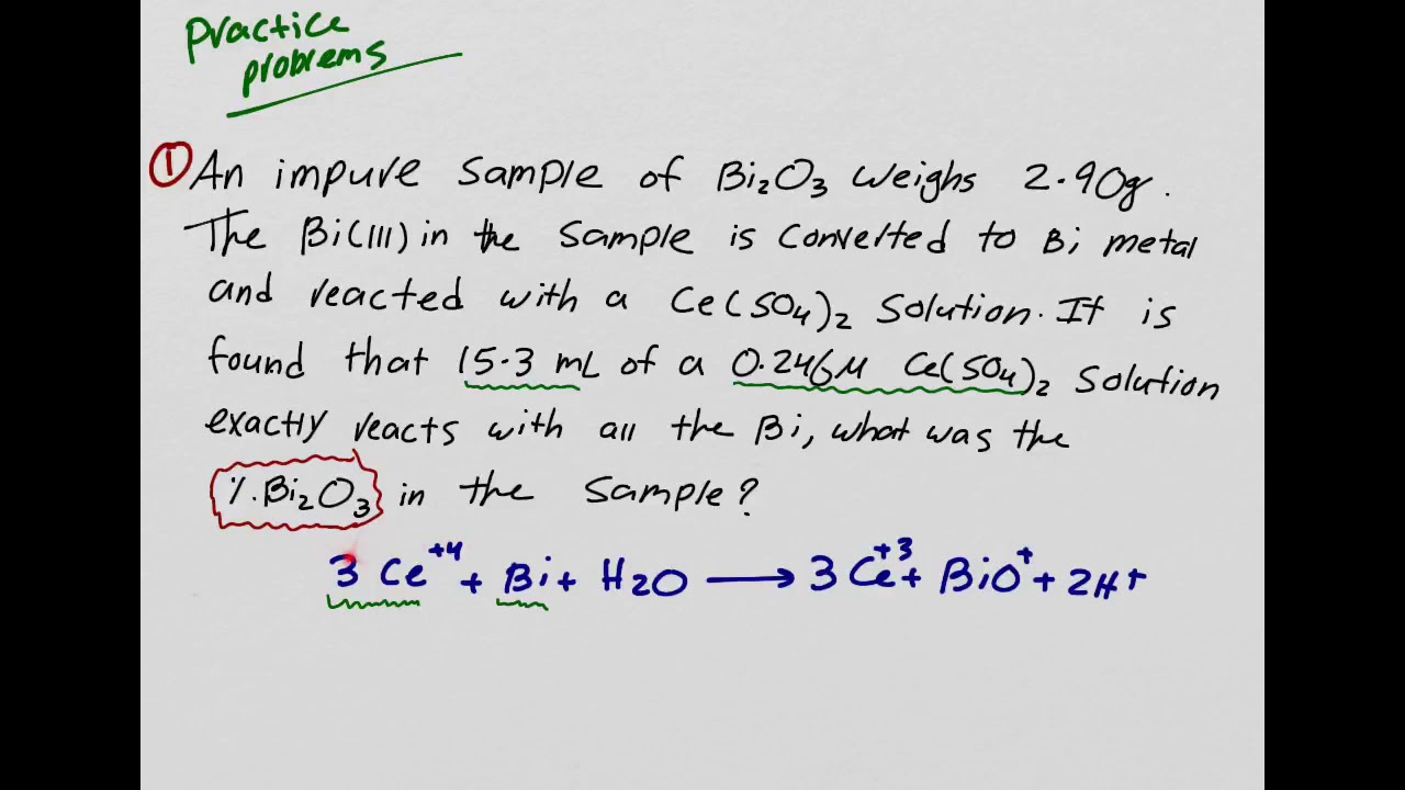 Chem 1B-Lec 4-Solution And Concentration Practice - YouTube