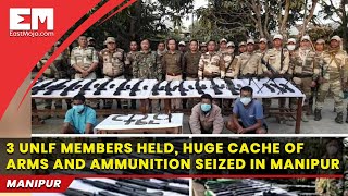 Manipur: Huge cache of arms and ammunition recovered, 3 held