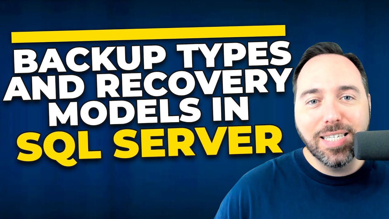 Backup Types And Recovery Models In Sql Server Youtube