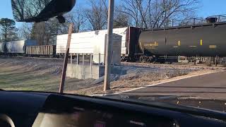 BNSF Manifest Train 21 and 1 DPU’s Byhalia MS