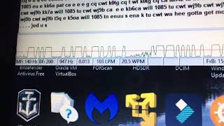 RTl Sdr and Cw decoder