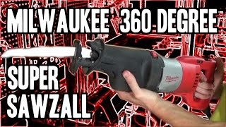 Milwaukee 360° Rotating Handle Orbital Super Sawzall Recip Saw - 6523-21